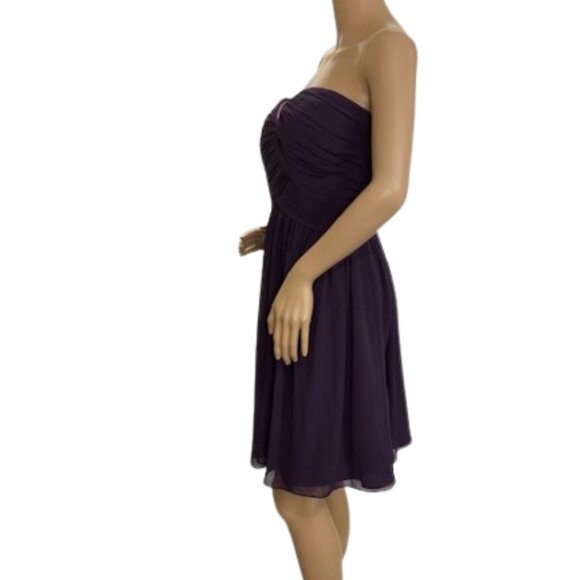 Bill Levkoff Strapless Chiffon Dress - Picture 4 of 7